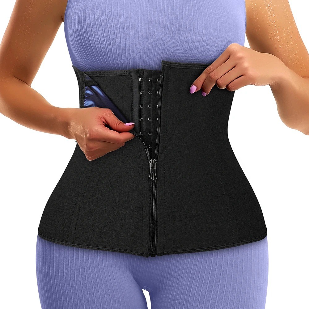 Waist Trainer Women Men Adjustable Sweat Belly Band Sports Girdle Body Shaper