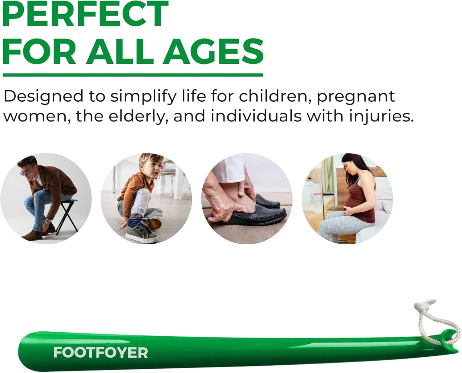 Comfortable 17-Inch Long Shoehorn with Ergonomic Handle for Effortless Wear
