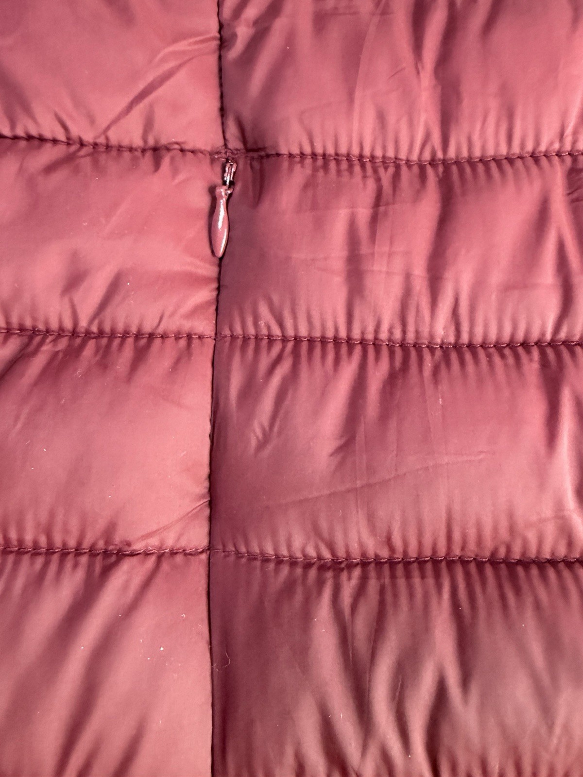 Joules Mens Puffer Gilet Jacket Burgundy Size XL, Hiking,walking, Quilted Warm.