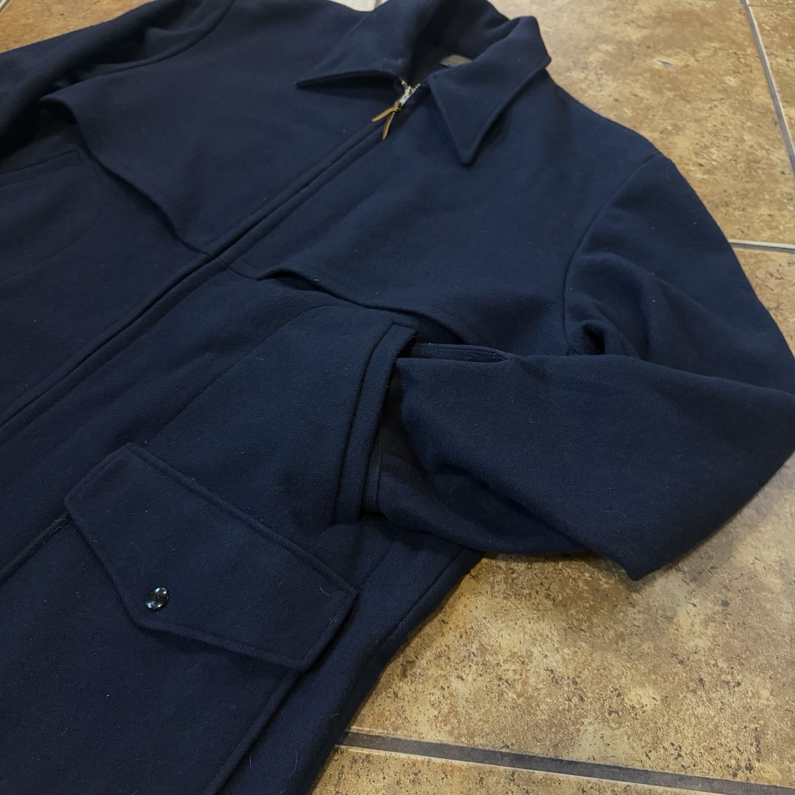 VTG Pendleton Wool Jacket EMPLOYEE Chain Stitch SAMPLE Western Wear USA RARE