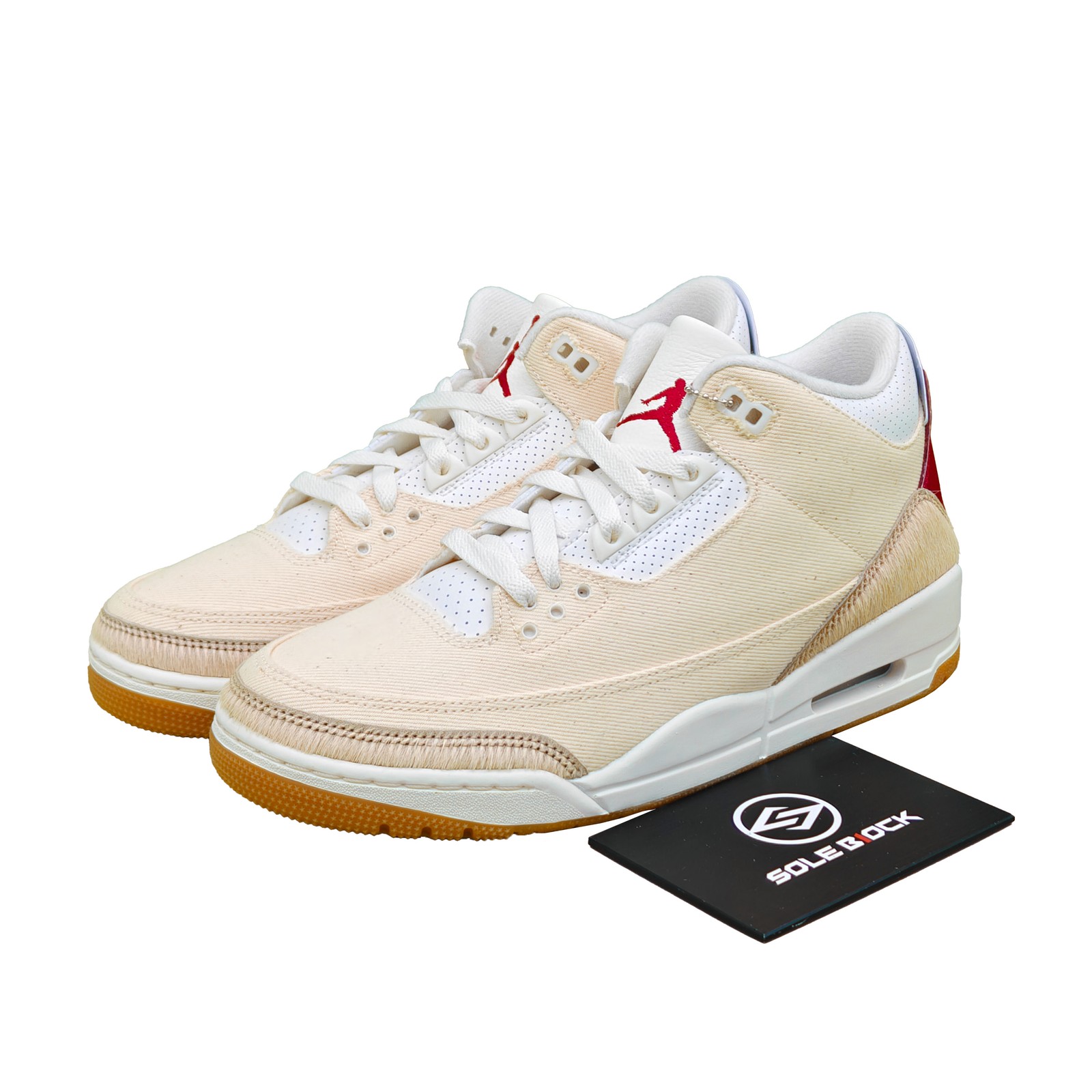 Levis x Jordan Air Jordan 3 Retro ‘Ecru Denim’ Beige Red IR0910-400