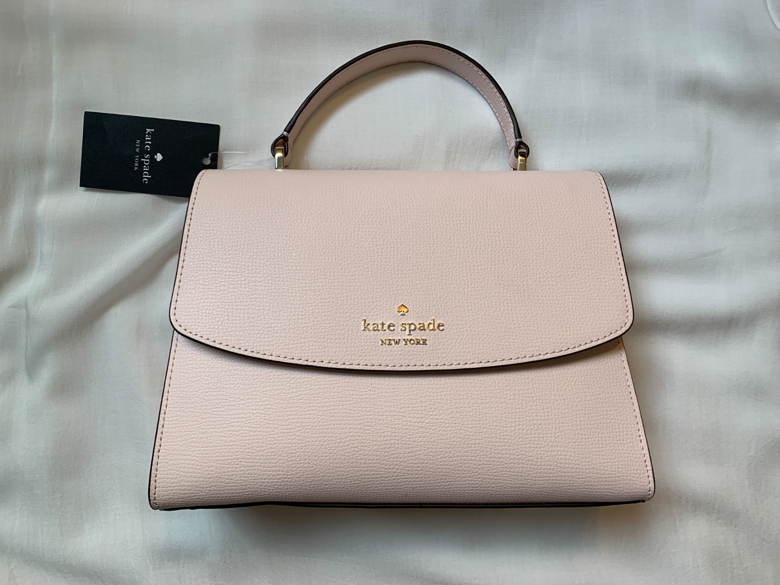 Kate Spade Darcy Satchel Handbag in Light Rose, detachable Crossbody Strap