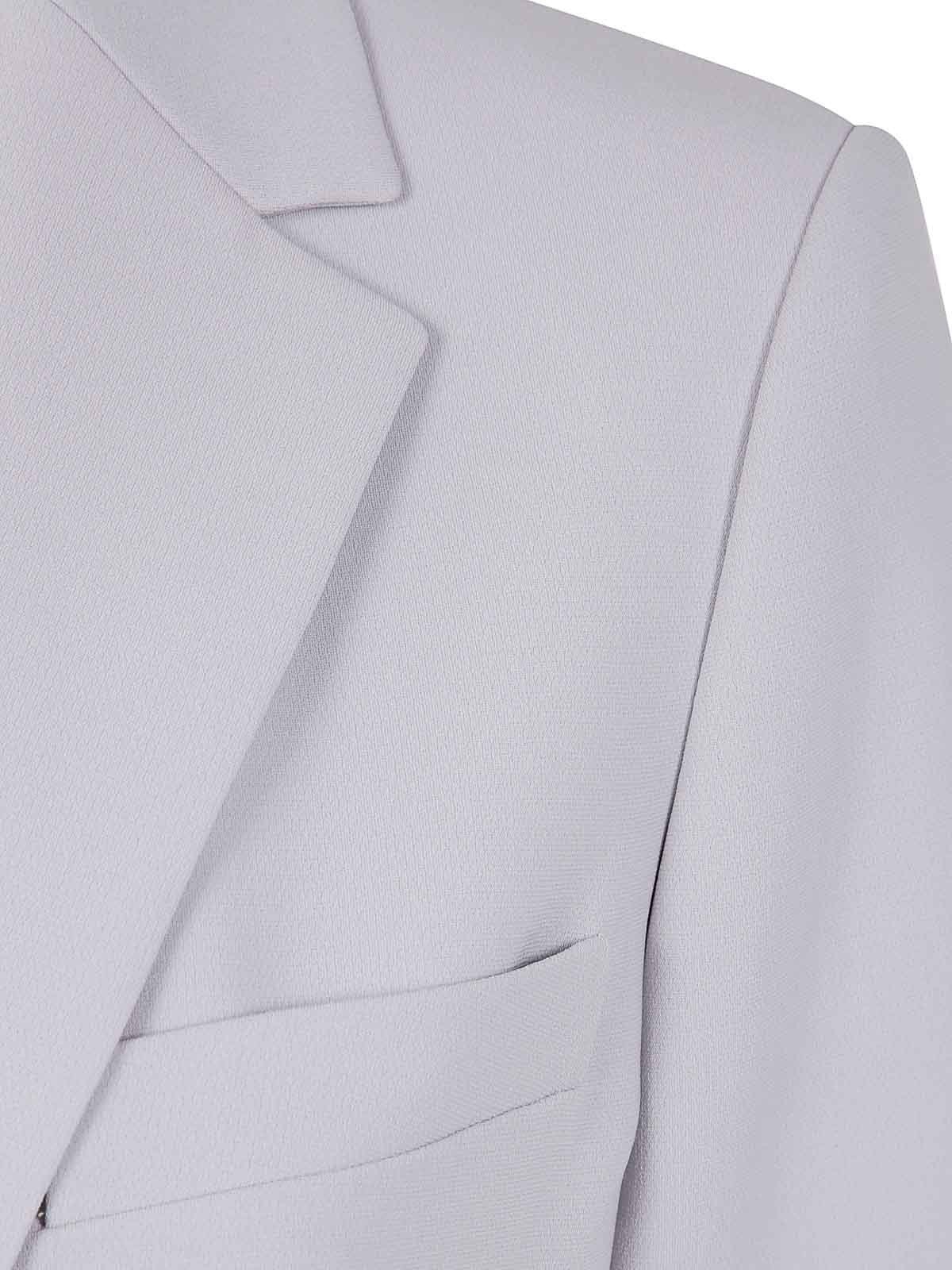 Theory Size 2 Staple Blazer B Pearl Blue Admiral Crepe Jacket Coat $495