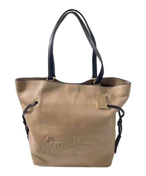 COACH Andy Tote Bag beige CA165