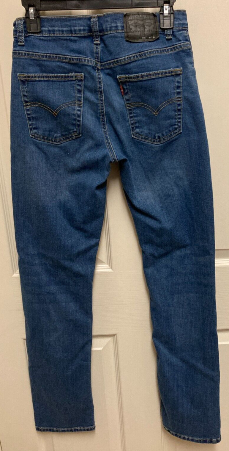 Levi’s Mens 511 Slim Fit Blue Stretch Denim Jeans (Boys Size 18 / 29×31)