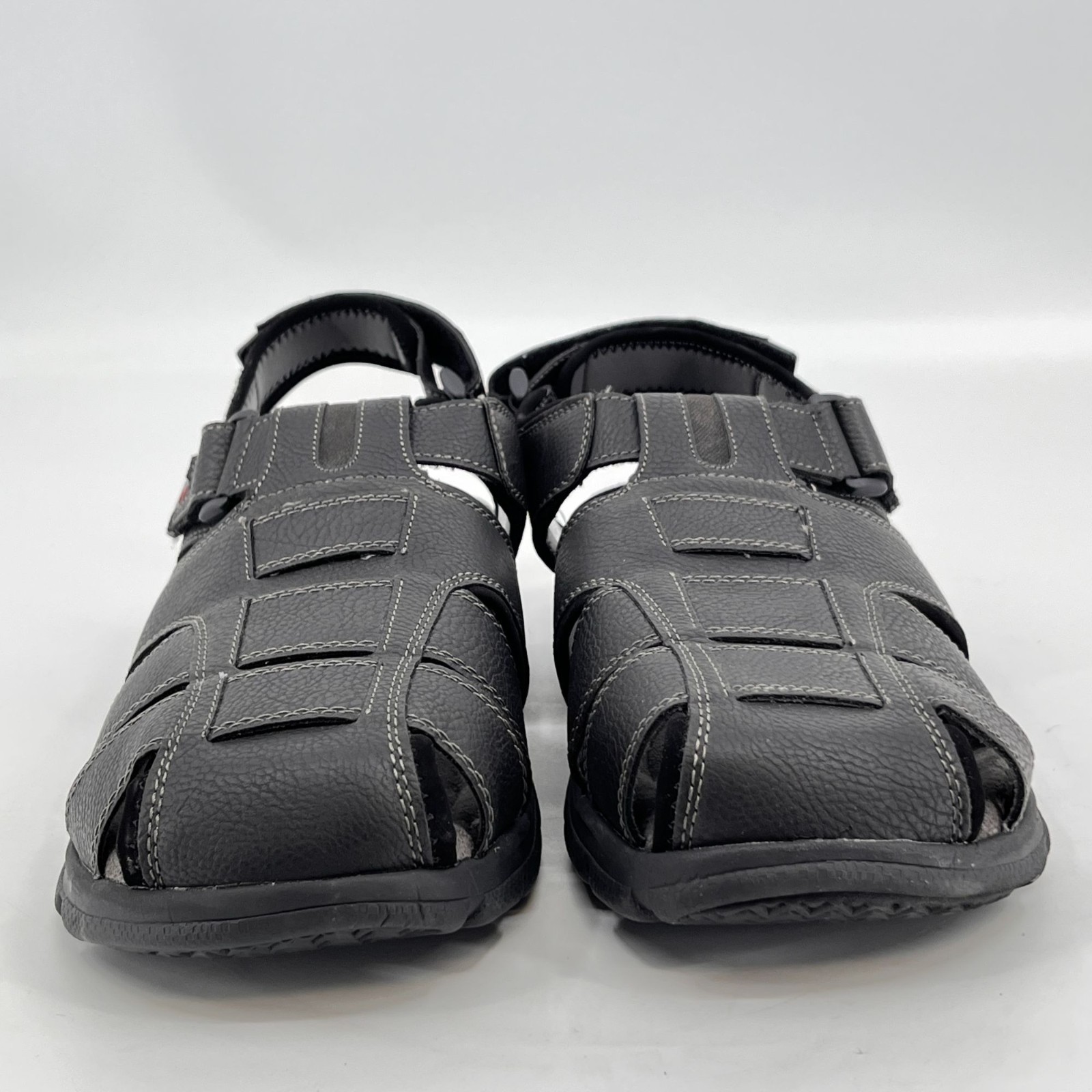 Weatherproof Vintage Caleb Fisherman Sandals Black Size 13 Synthetic EVA Sole