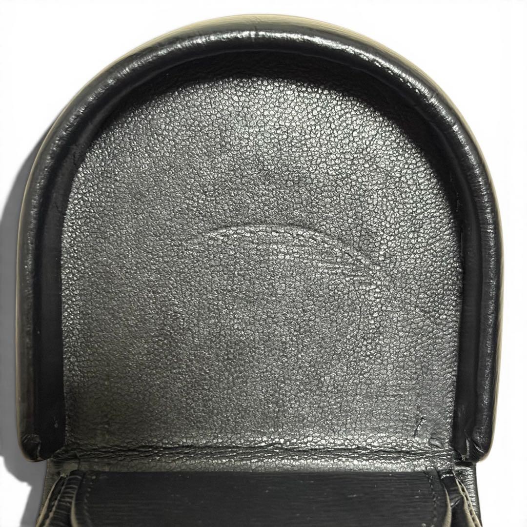MONTBLANC Meisterstuck Coin Case Horseshoe Black Leather Mint 35637