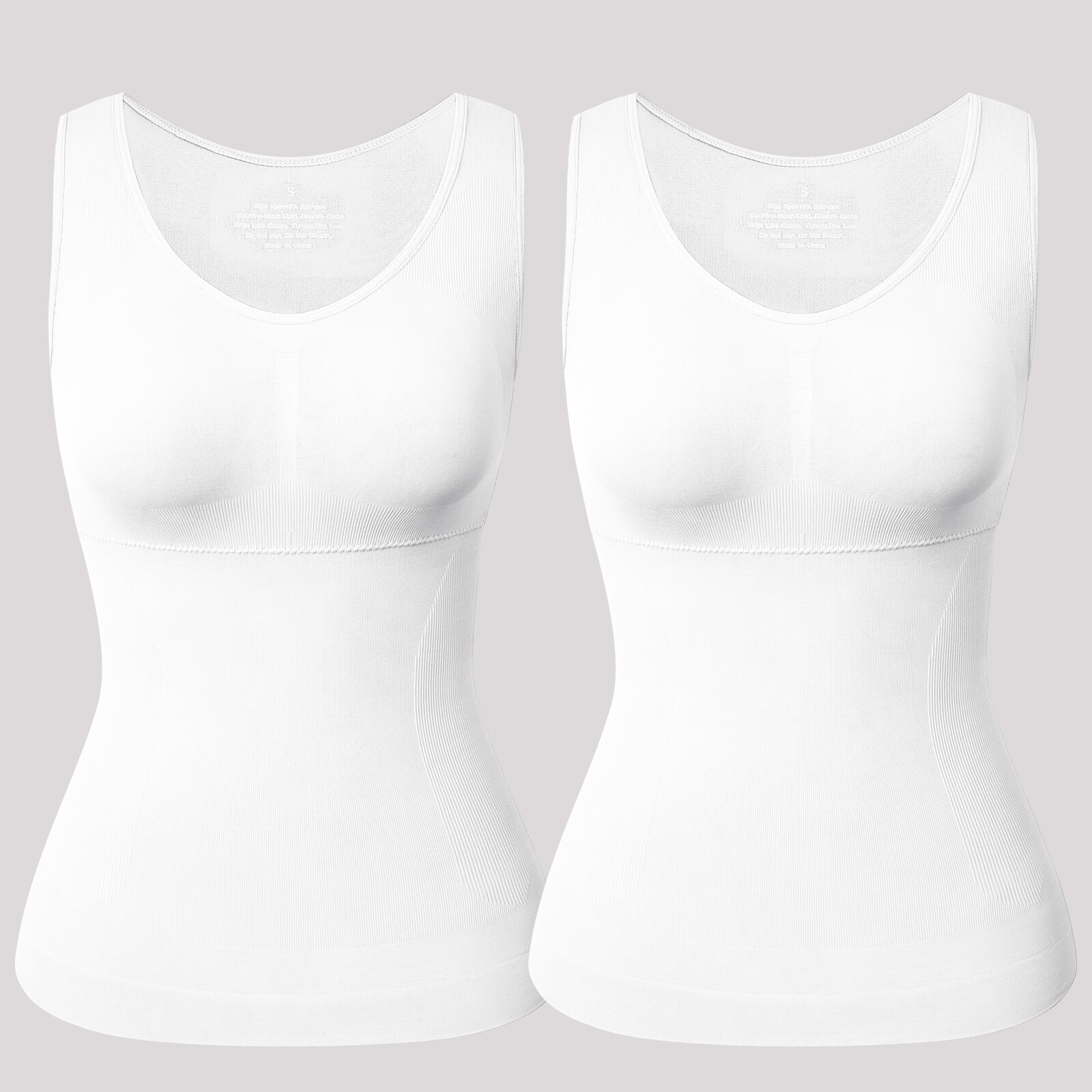 Women’s Tummy Control Vest Top Slimming Camisole Compression Frim Body Shaper US