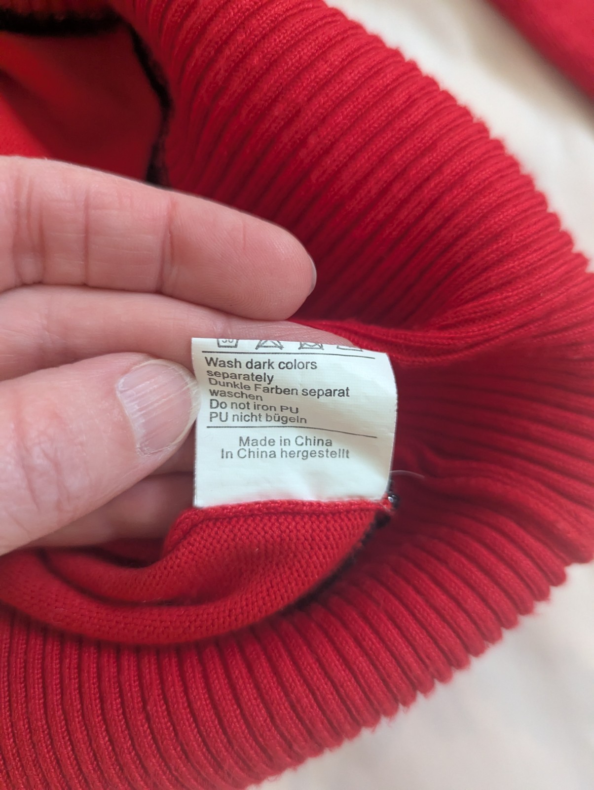 Grace Karin Red Cardigan Sweater Women’s Small Pearl Button Knit Office Preppy