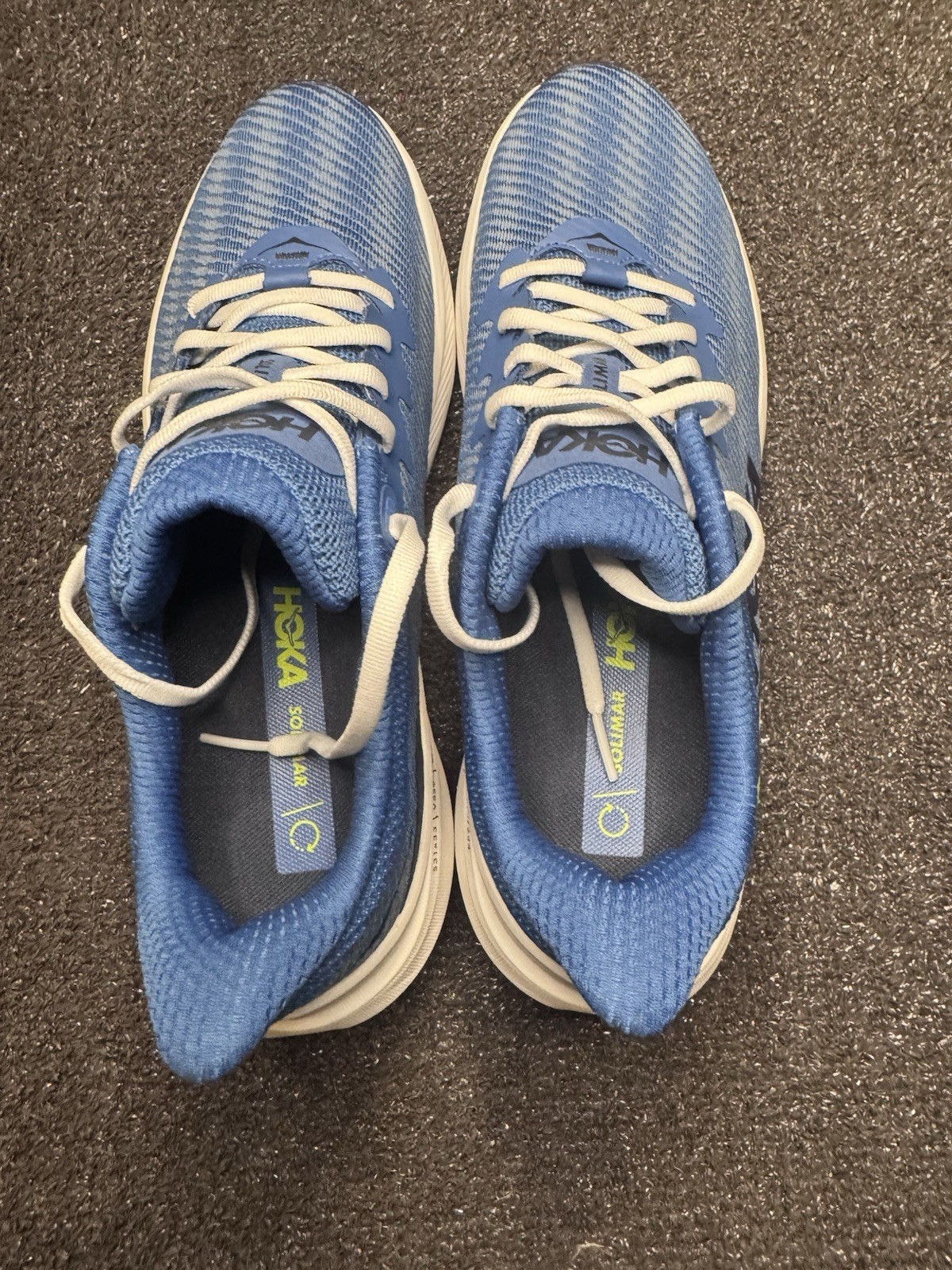 Hoka One One Solimar Men’s Size 9 1123074 Foggy Night/white Running Shoes