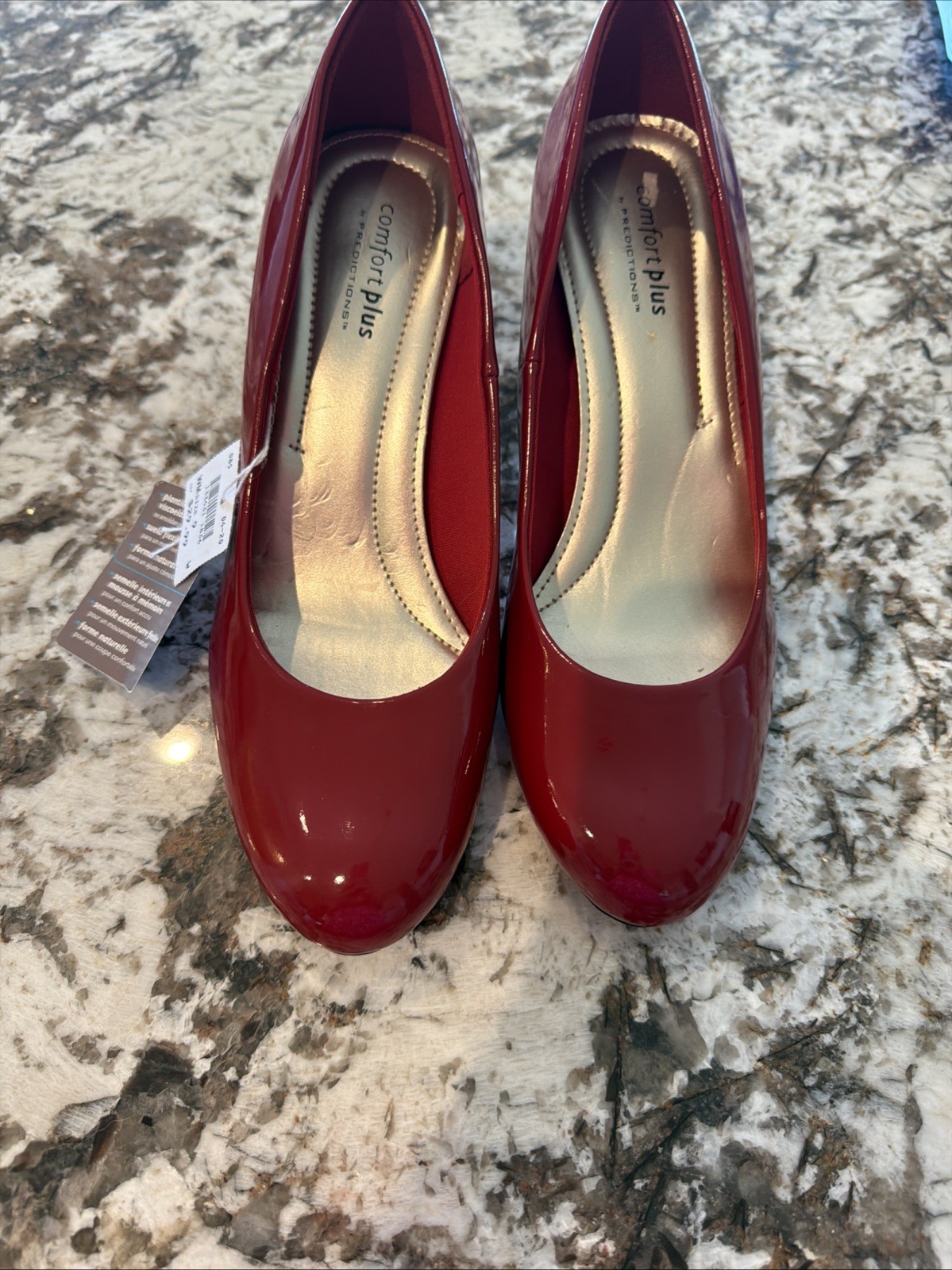 Comfort Plus “Predictions “ Red Heels Size 9 New