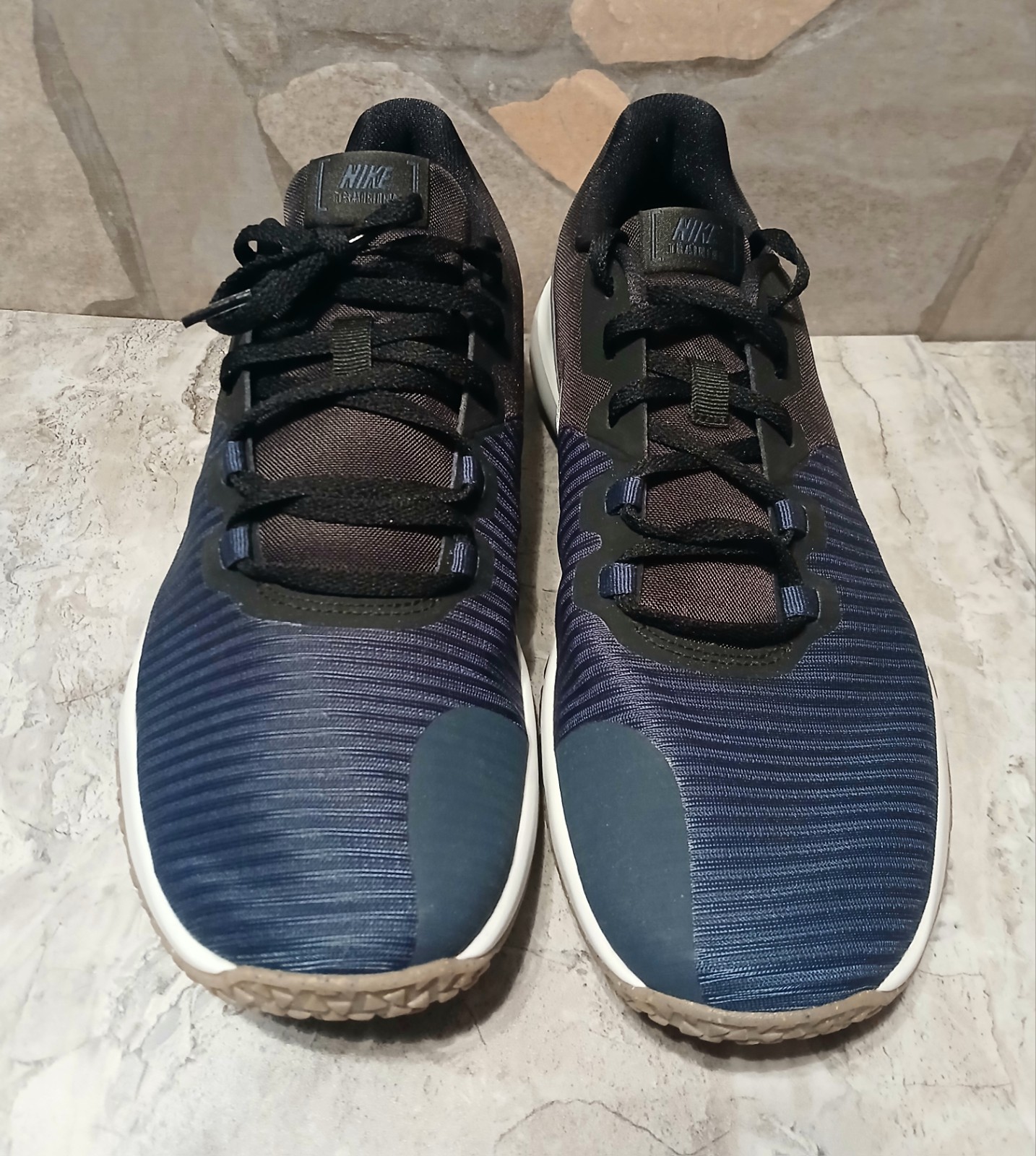 Nike Flex Control TR4 Mens SIZE 11 Shoes White Black Deep Ocean Blue CD0197-009