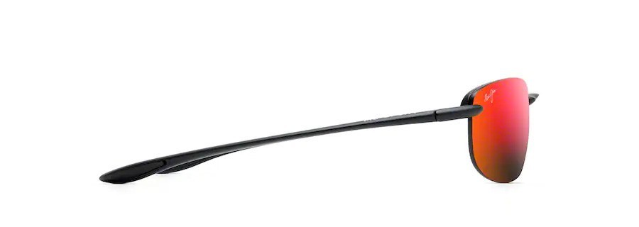 Maui Jim Ho’okipa Universal Fit Black / Hawaii Lava Polarized Lens RM407N-2M NEW