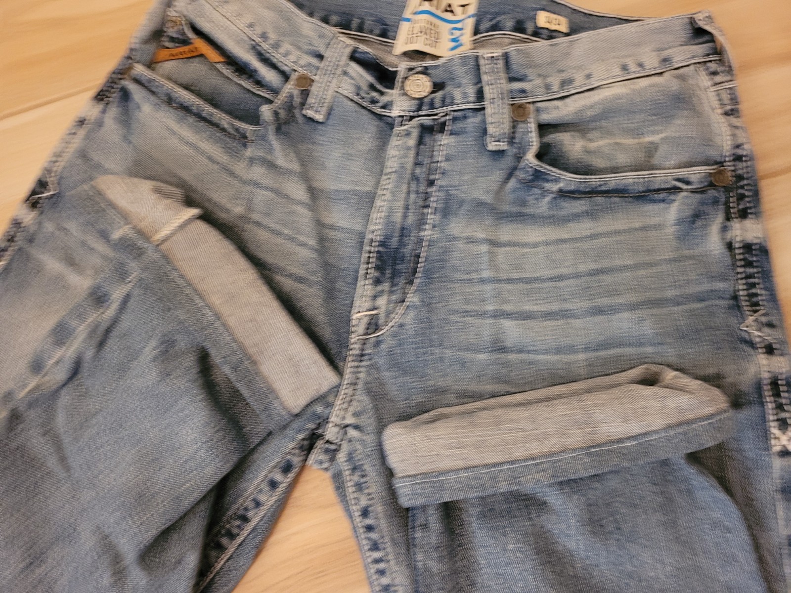 Ariat M2 Relaxed Boot Cut Jeans Mens Workwear Western Cowboy 34×31 READ