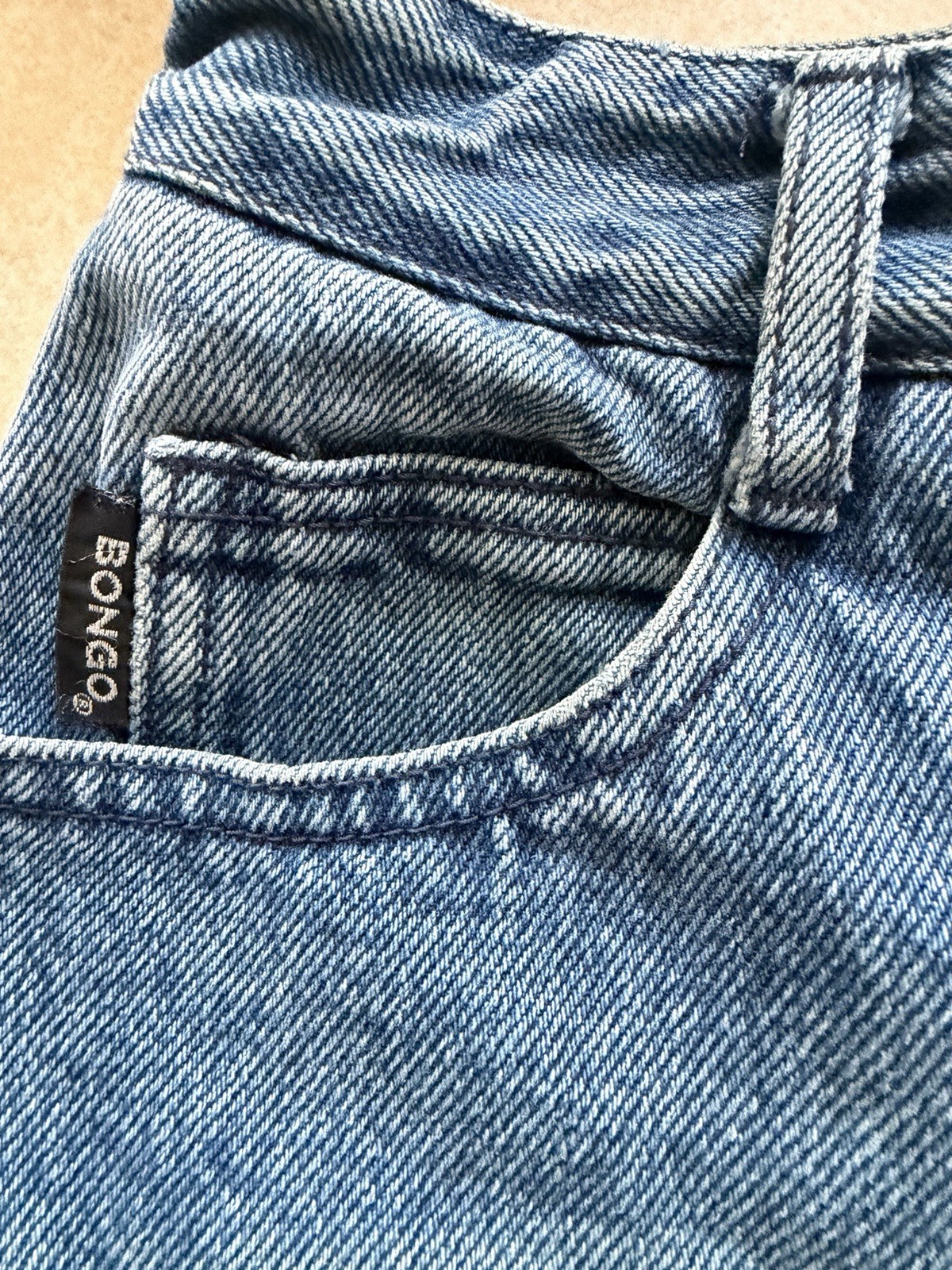 Vintage 90s Bongo High Waisted Tapered Mom Jeans Size 5 Made in USA