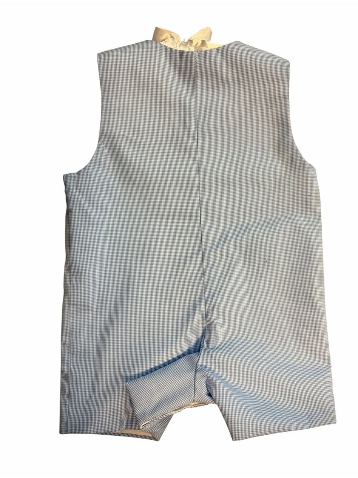 Edgehill Collection Bab Boy Bunny Easter Peter Rabbit Hand Smocked Romper 12 M