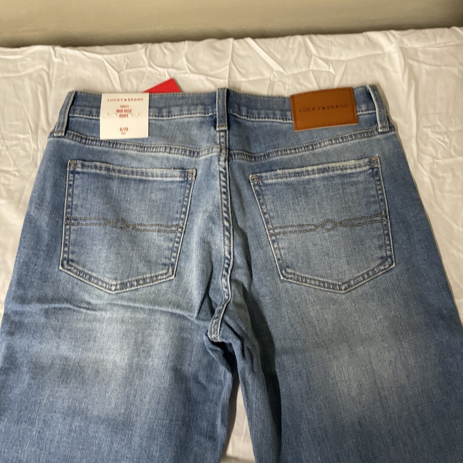Lucky Brand Sweet Mid Rise Boot Stretch Jeans Prodigy Women’s Size 8/29 Ankle