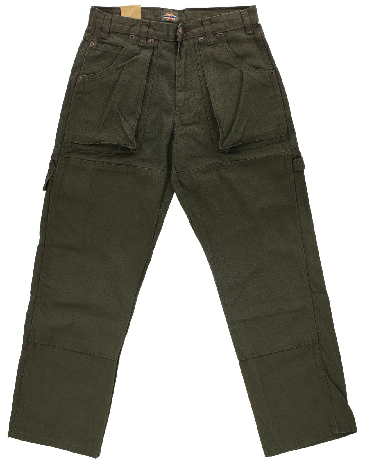 Dickies Men’s Carpenter Pants Relaxed Fit Duck Canvas 9-Pocket Straight Leg Pant