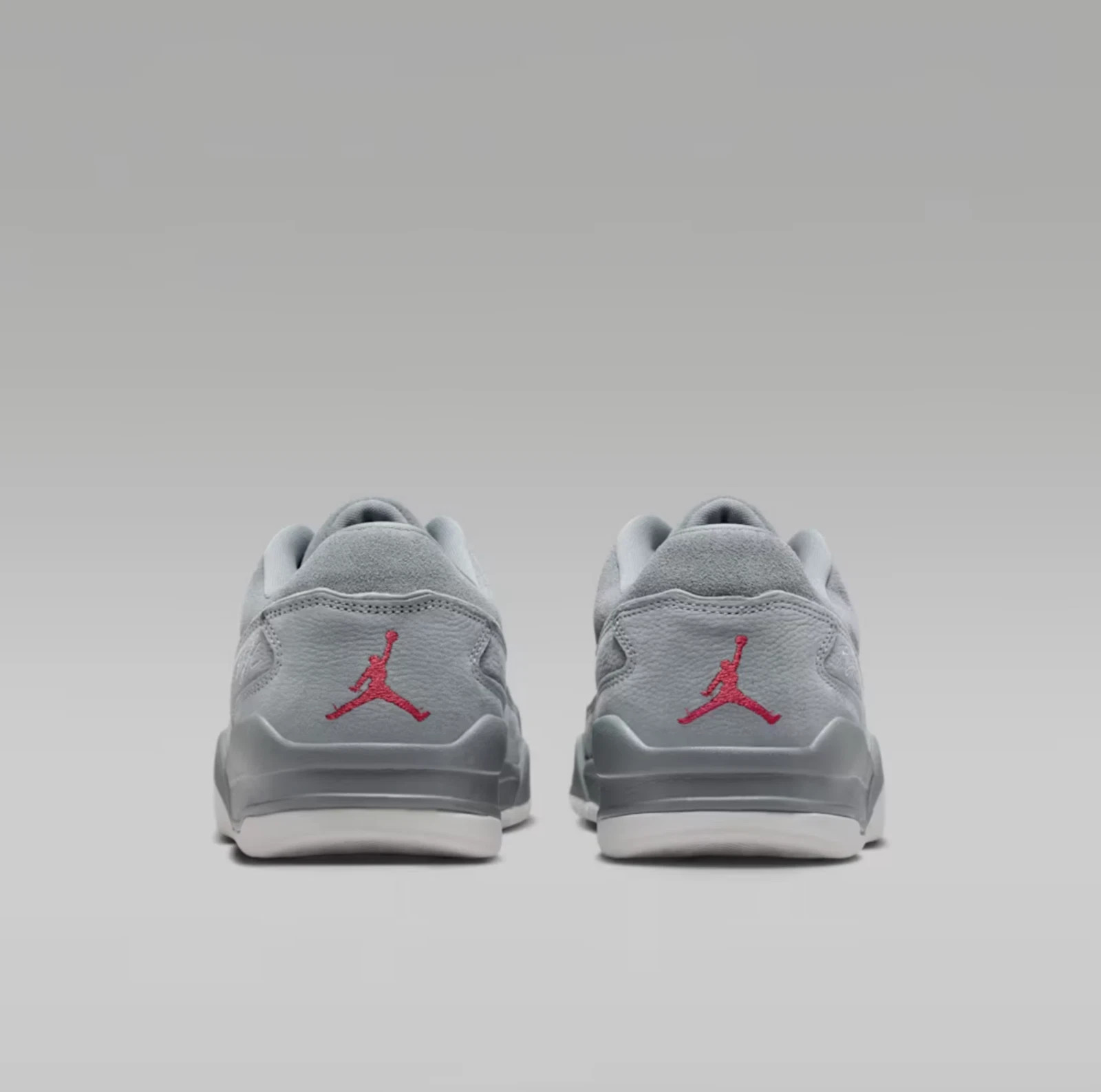 Nike Air Jordan Flight Court Cool Wolf Grey Varsity Red HF3255-007 Mens Size