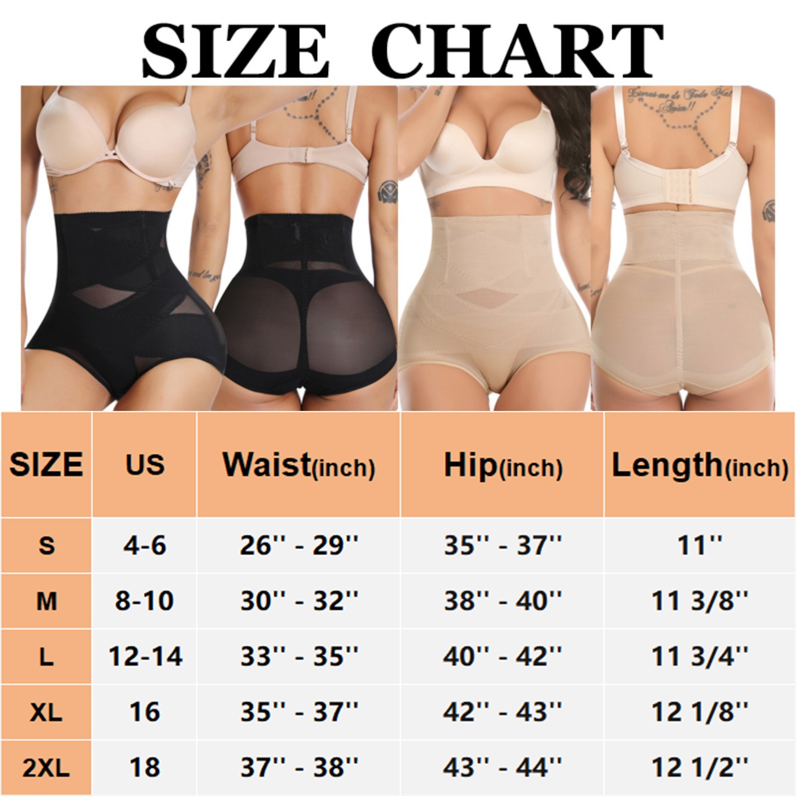 Women Body Shaper Tummy Control Panties High Waist Trainer Shapewear Underwear