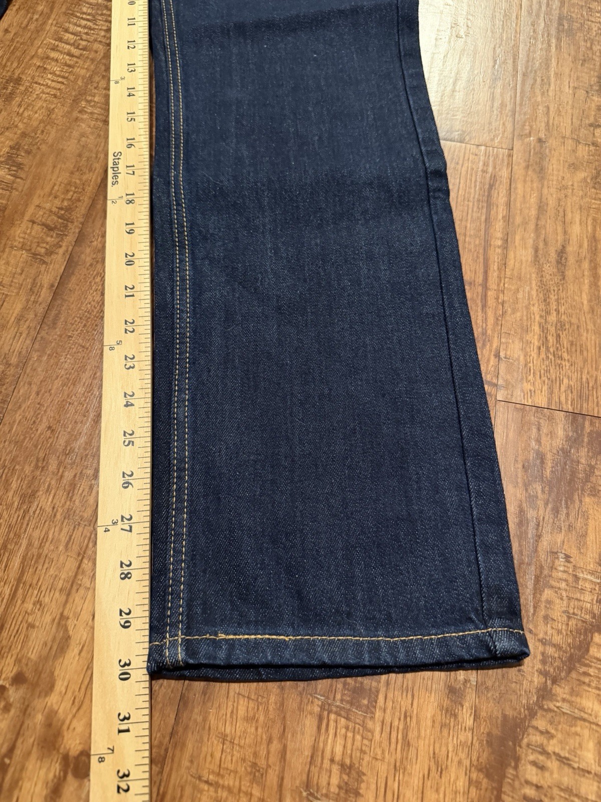 Levi’s Men’s Dark Wash 505 Blue Jeans Size 31×30 Regular Fit NWT (F658)