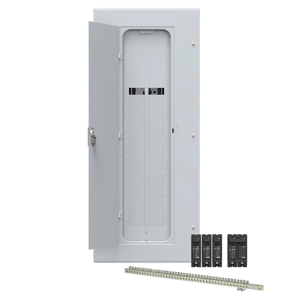 ABB ReliaHome P-Series 200 -Amp 40 -Spaces 80 -Circuit Indoor Main Lug Plu|13639