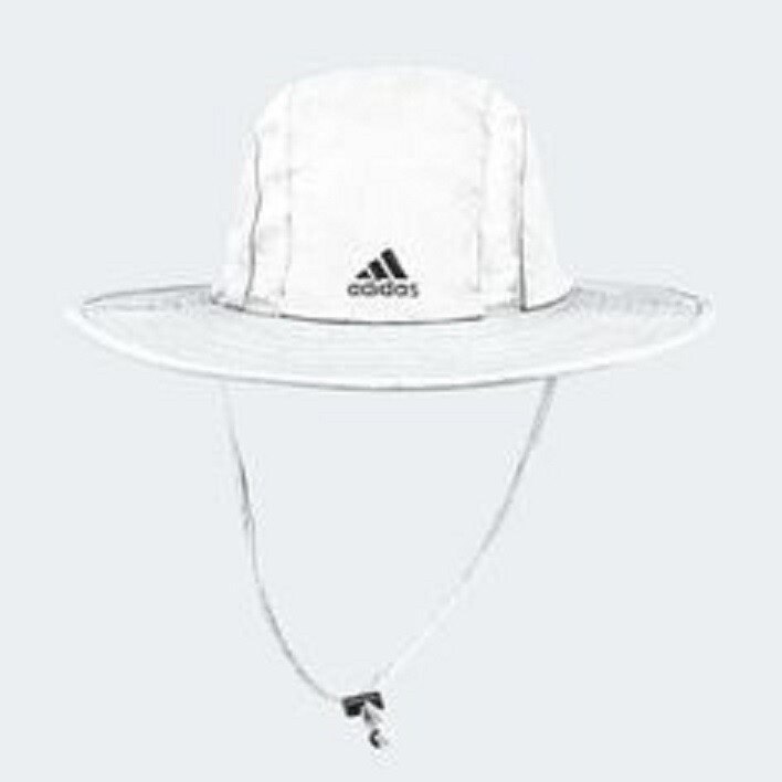 Adidas Men’s Safari Team Drawstring Bucket Hat White Size S/M, M/L, L/XL