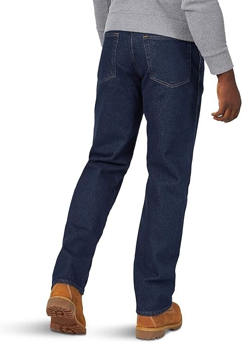 Rustler Men’s Blue Classic Relaxed Fit Jeans – 34W x 32L