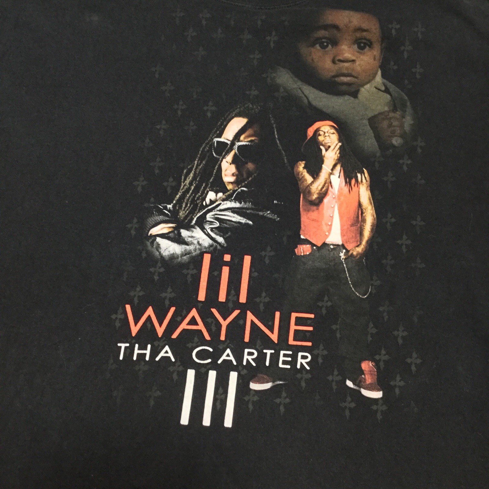 Vintage 2000s Lil Wayne Music Shirt Rare Rap Tee Carter 3 Album Men XL Hip Hop