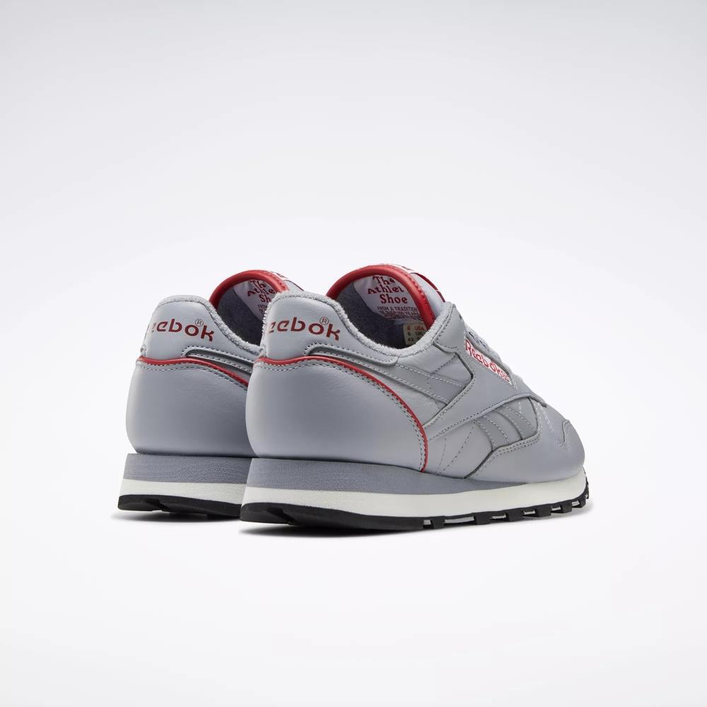 Reebok Unisex Classic Leather 1983 GX0282 Vintage Grey/Red/Chalk
