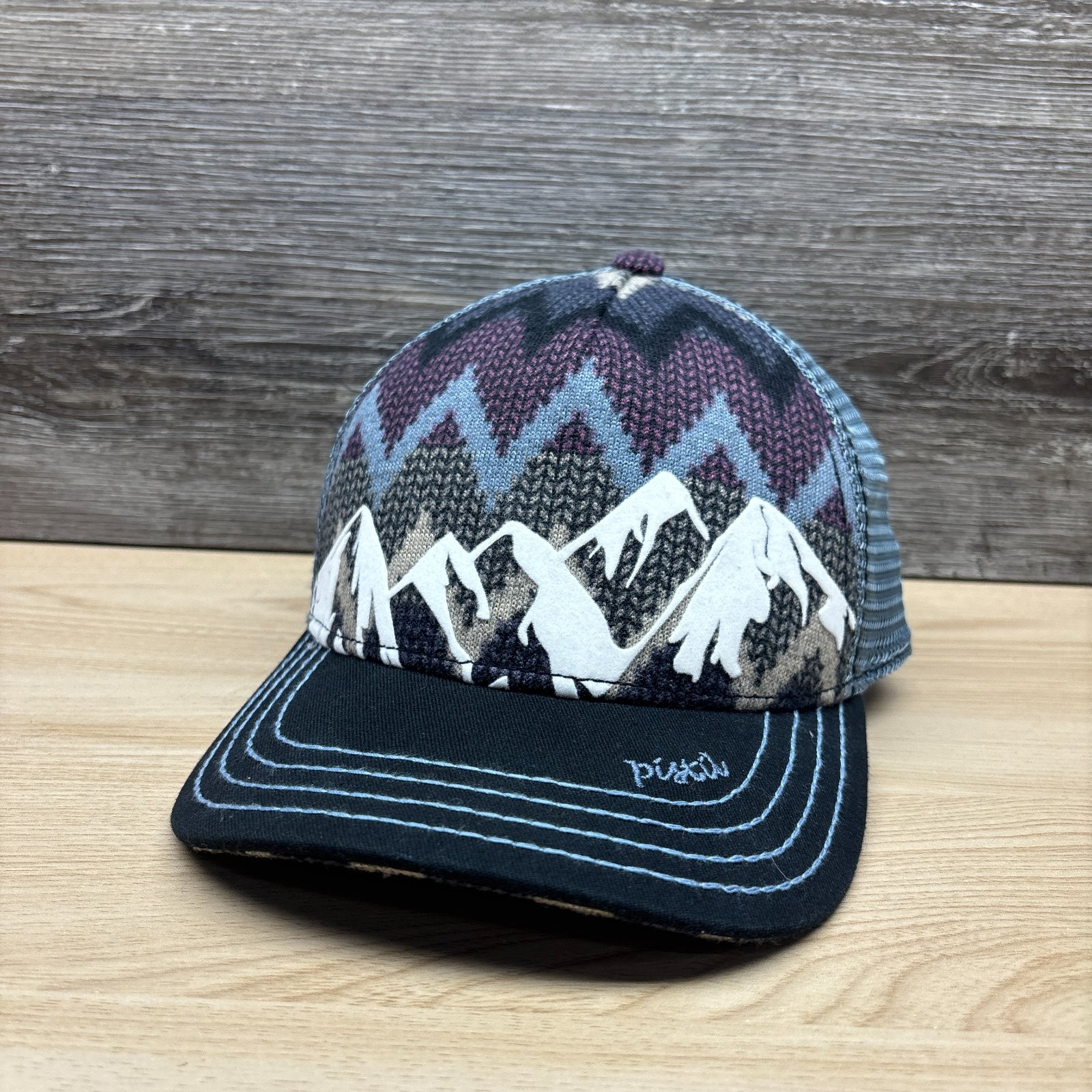 Pistil Hat Cap Snap Back Womens Mountain Peak Knit Mesh Trucker Outdoor