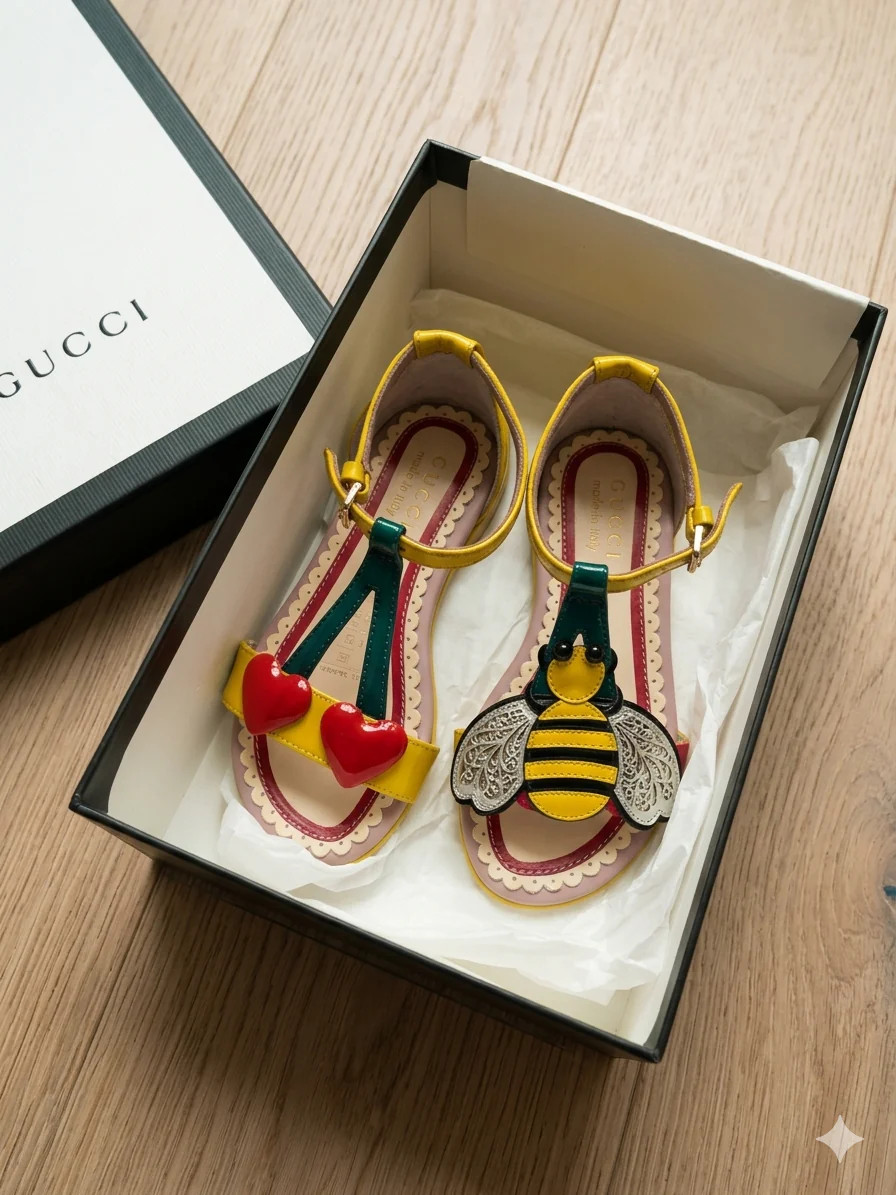 Gucci girls sandals EU23
