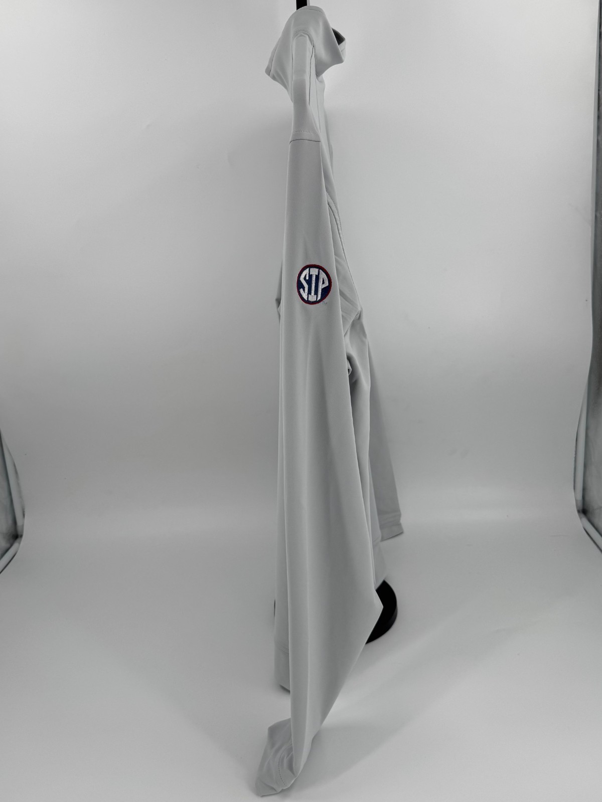SIP EMBROIDERED SLEEVE! Peter Millar Ole Miss British Grey Quarter-Zip! XL- NWT