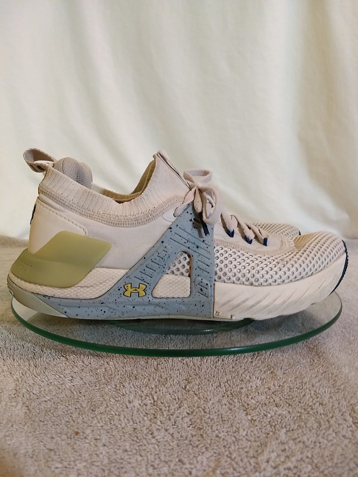Under Armour Womens Project Rock 4 ‘Stone Breaker Blue’, Size: 9.5 MT59+18