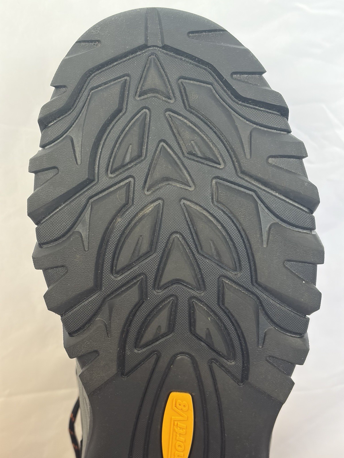 NORTIV 8 Men’s Hiking Trail Shoes Gray Orange Size 15 Wide Outdoor Sneakers