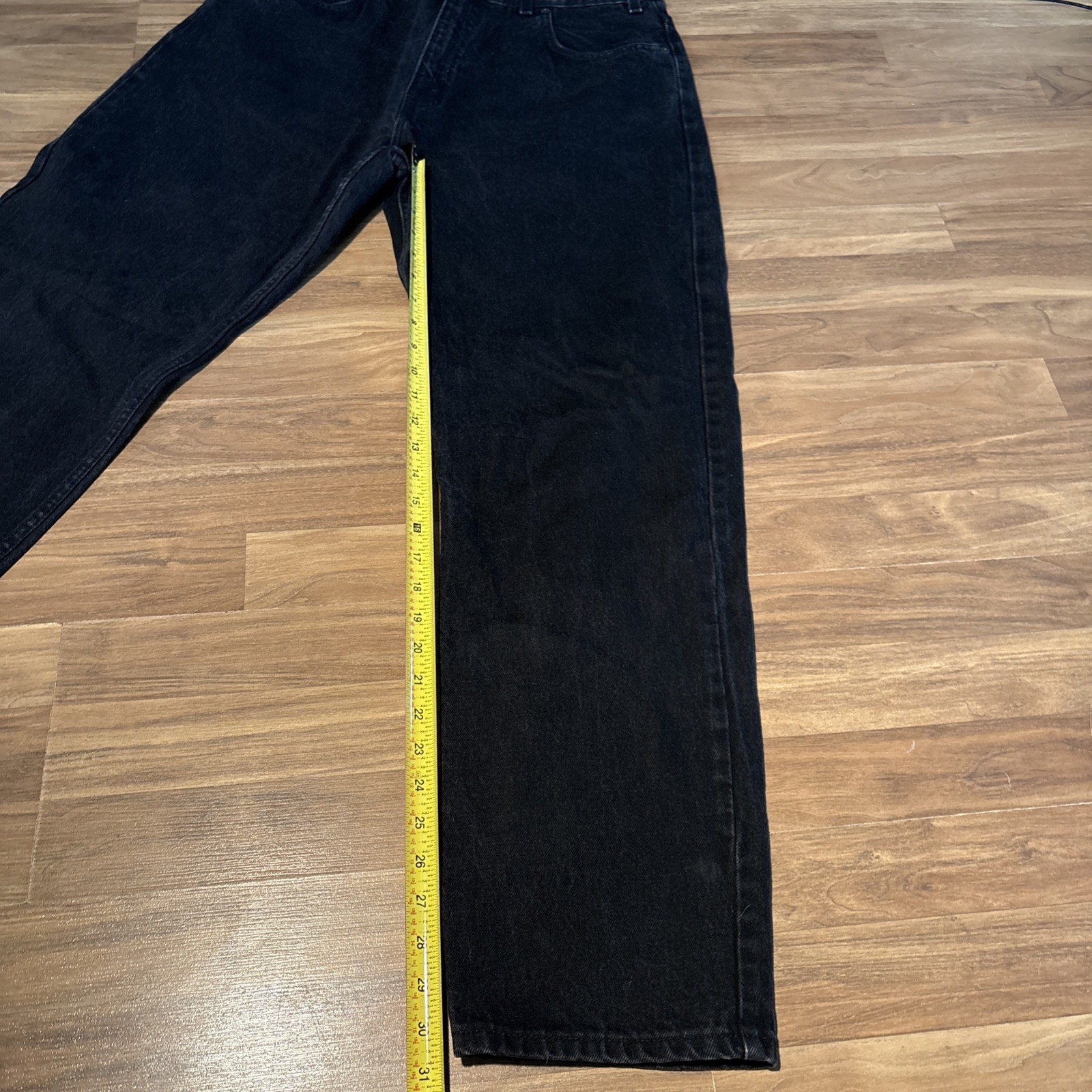 Vintage Arizona Jean Company Mens 36×32 Black Denim Jeans Made in USA 1994 0720
