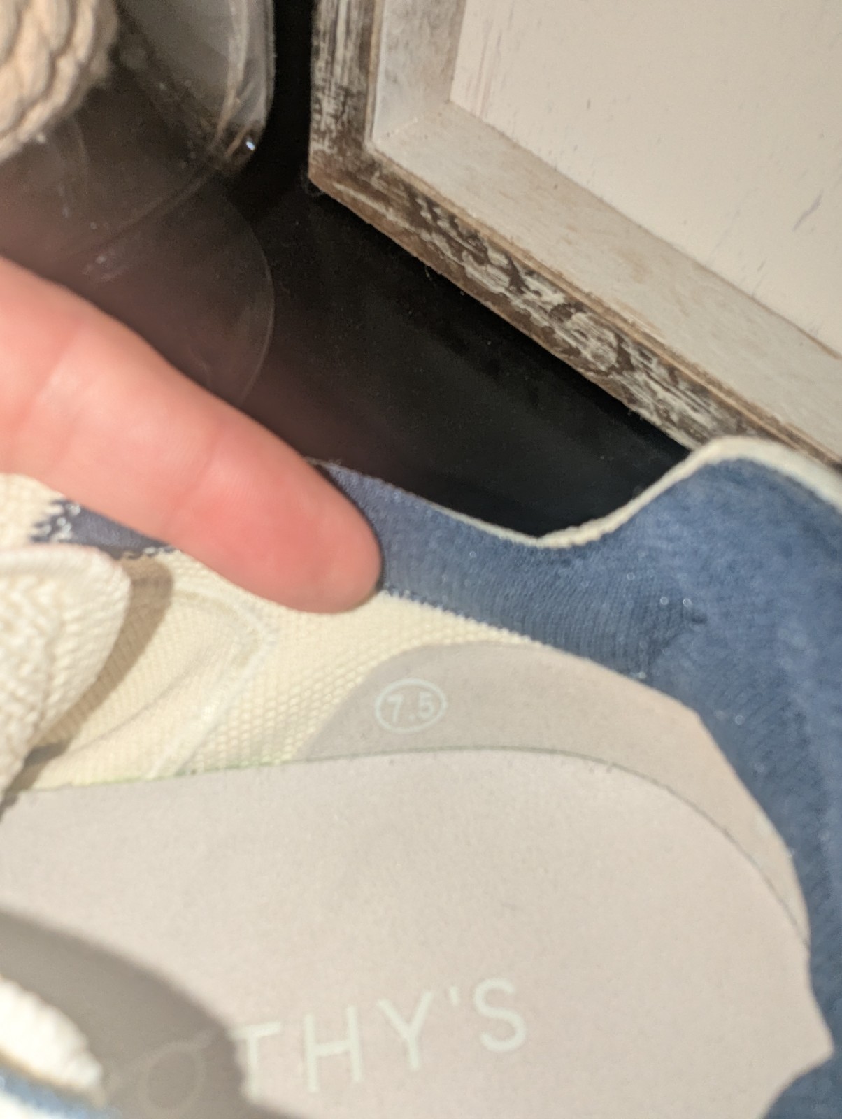 The RS01 Sneaker in Bone Worn once and they were too snug for me. Since they we