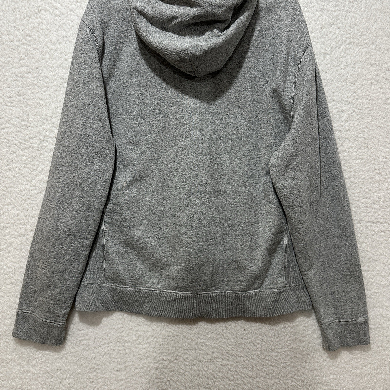 J.Crew Outerwear Fleece Hoodie Gray Deck Hook Heavyweight Sweater Size Large