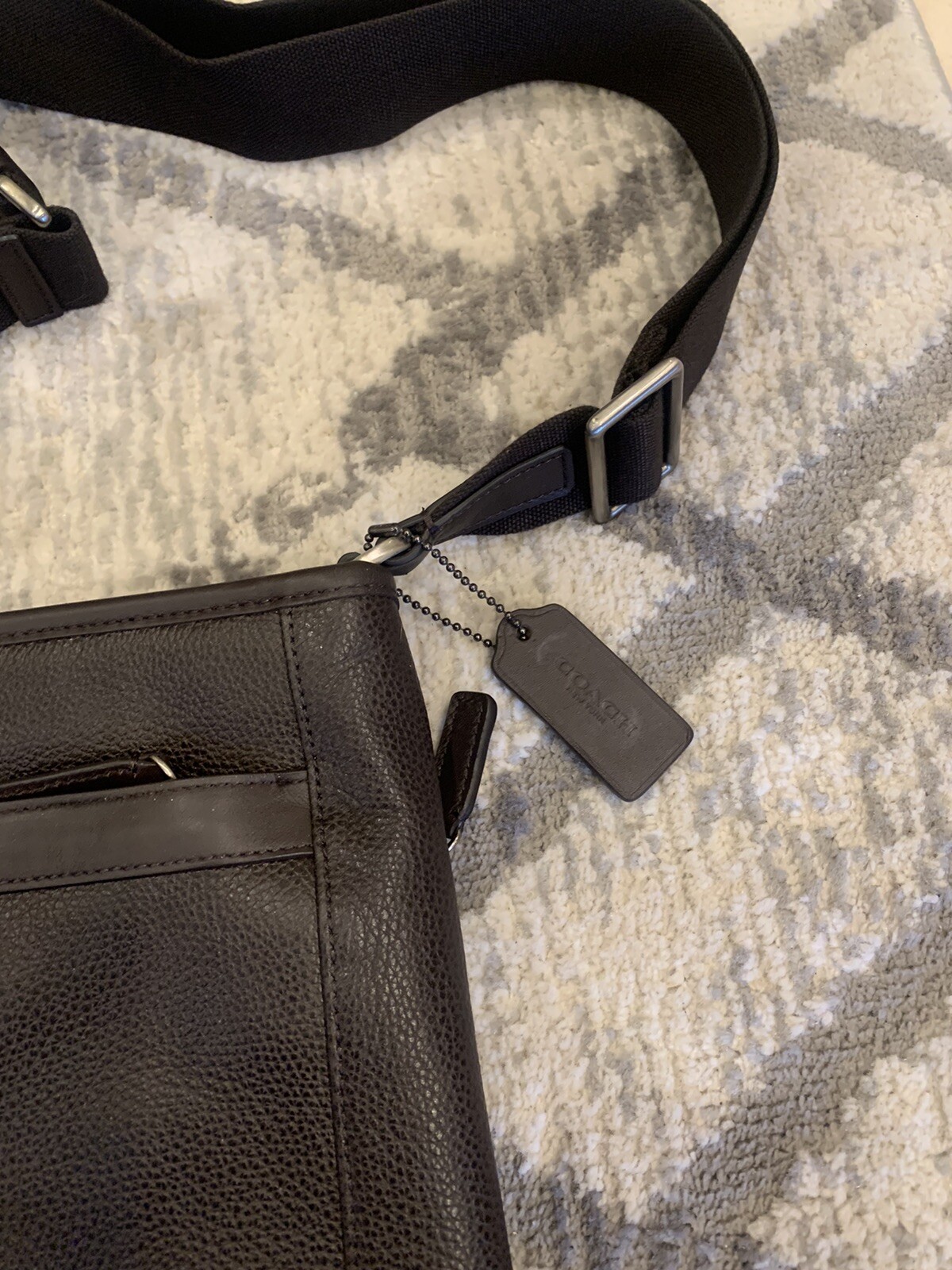 NWT COACH CLASSIC CAMDEN TECH LEATHER FILE MESSENGER BAG CROSSBODY BAG F71341