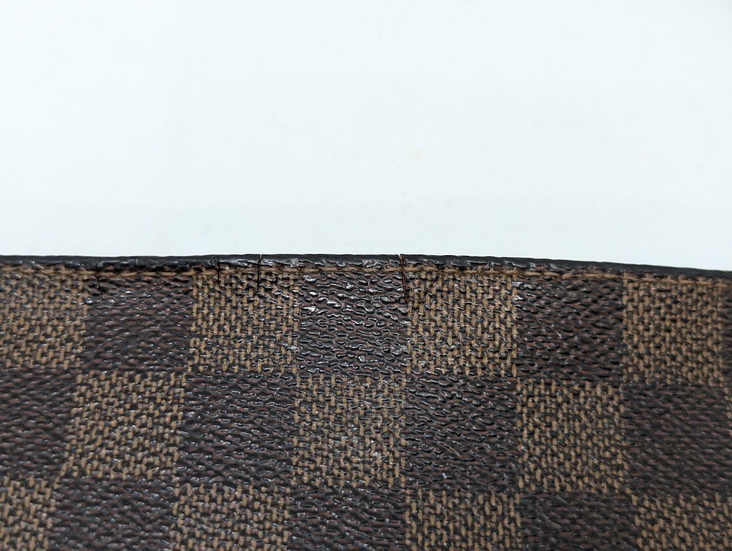 LOUIS VUITTON Damier Ebene Navona Accessories Pouch Hand Bag N51983 Authentic LV