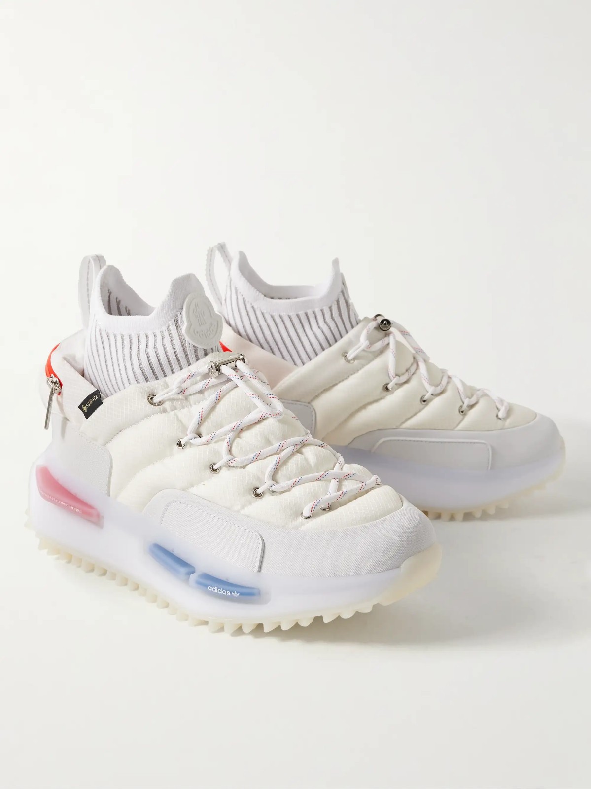Moncler x adidas NMD Runner GORE-TEX The Art of Exploration White Shoes Mens 8.5