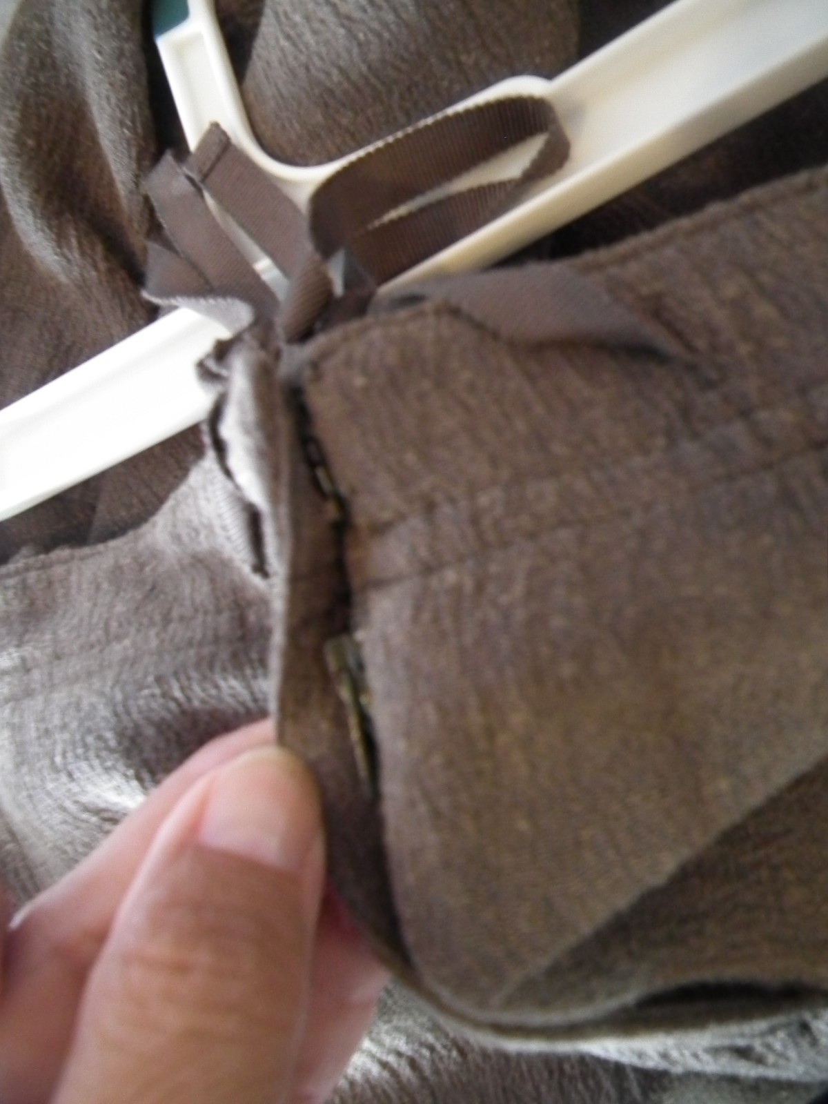 NWT J. Jill Hemp and Silk Brown Khaki Crepe Pant – Size XS