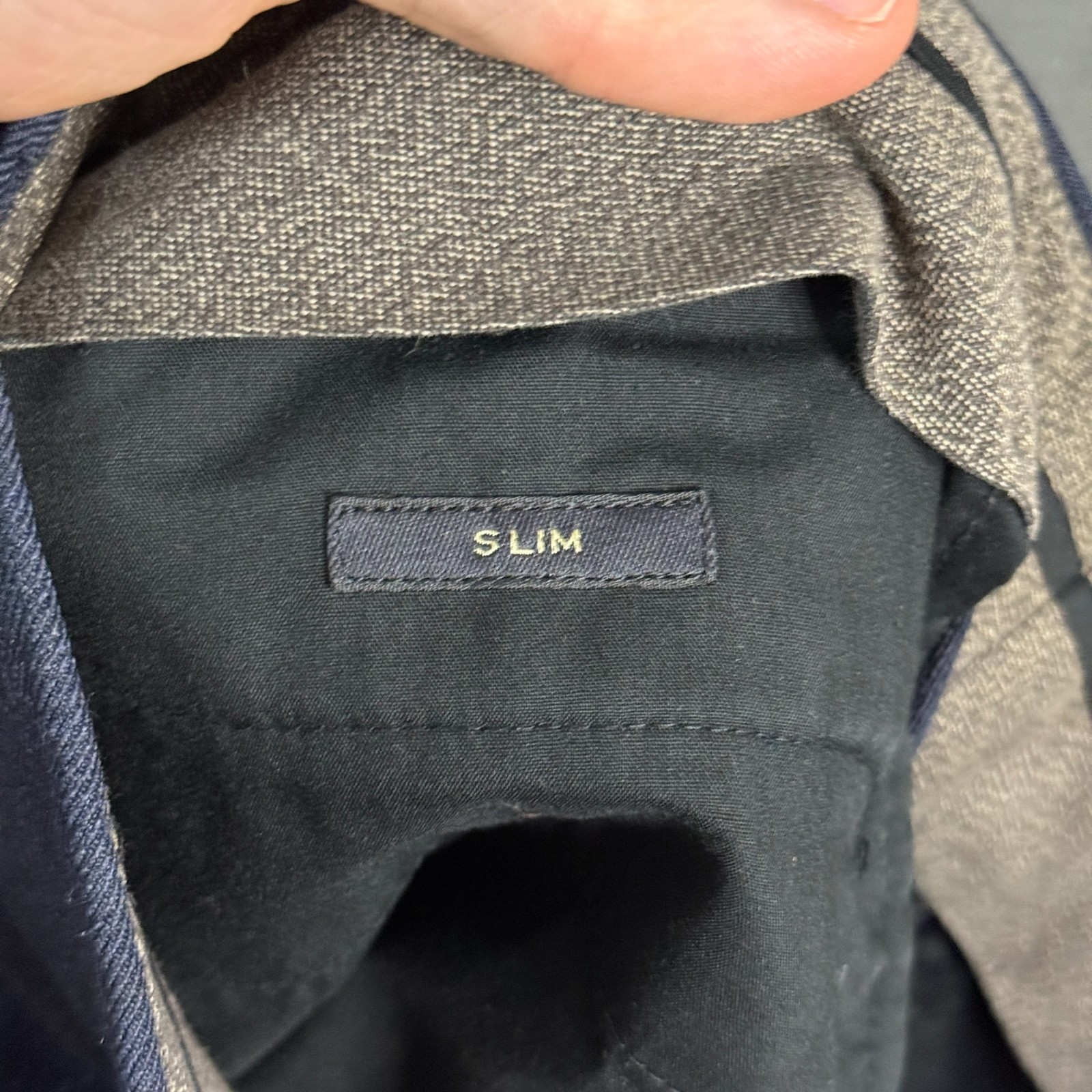 J Crew Dress Pants Mens 34×32 Blue Bowery Slim Fit Wool Slacks Formal