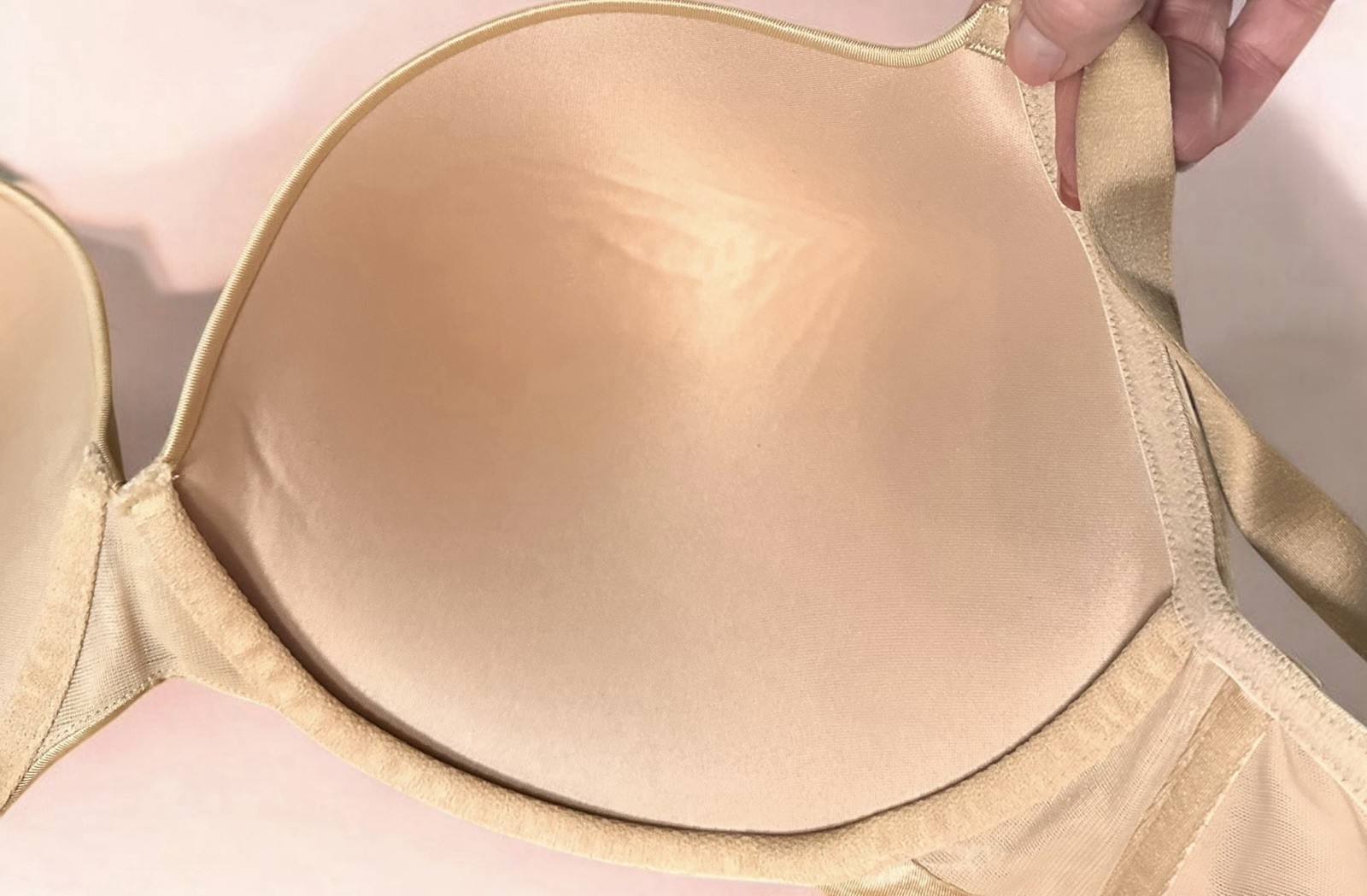 NEW Cacique Max Boost Plunge Bra 44DDD Nude/Beige New With Tags