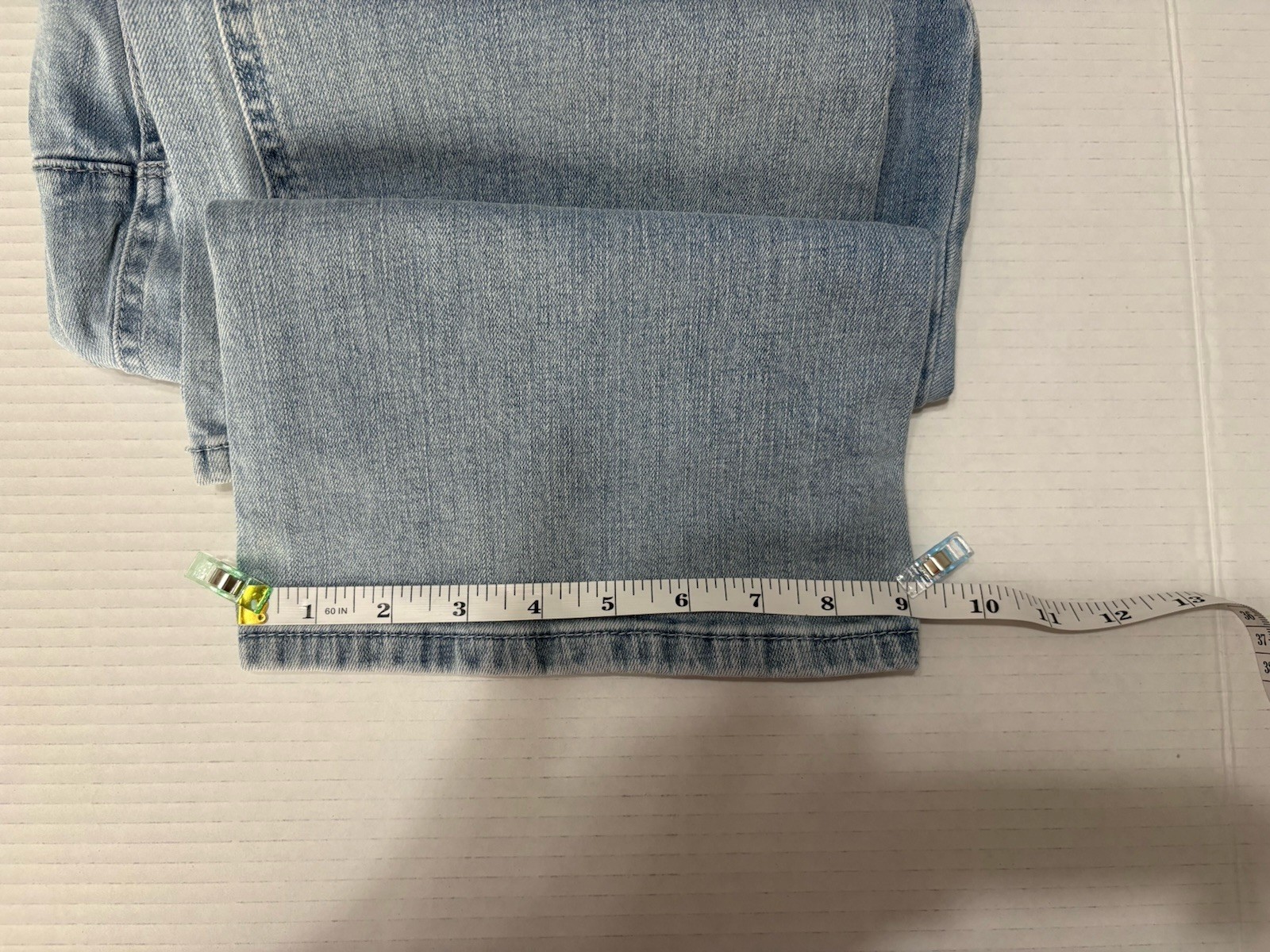 Democracy Womens Size 16W Ab Technology Light Blue Itty Bitty Bootcut Jeans