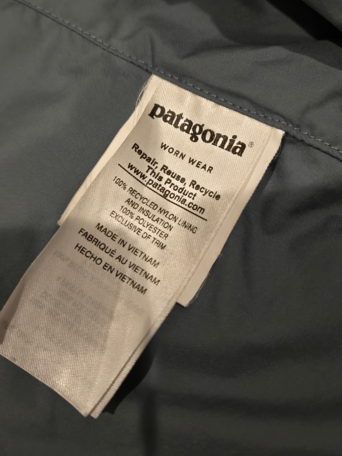 Patagonia Radalie Jacket Womens Small Green Quilted Insulated Full Zip STY27690