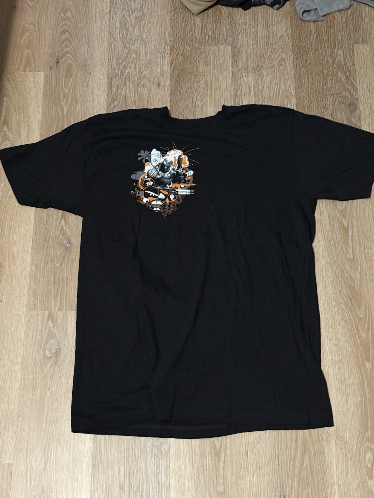 Y2K Crysis Warhead Video Game Promo Double Sided T Shirt