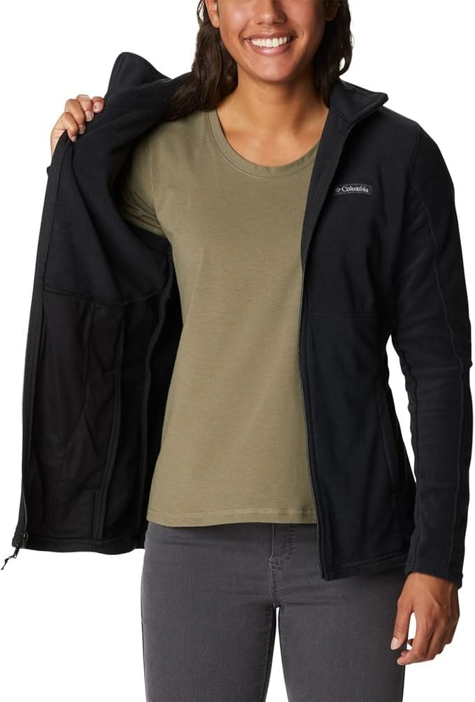 Columbia Basin Trail III Women’s Full Zip Fleece Jacket Black XK0841 010