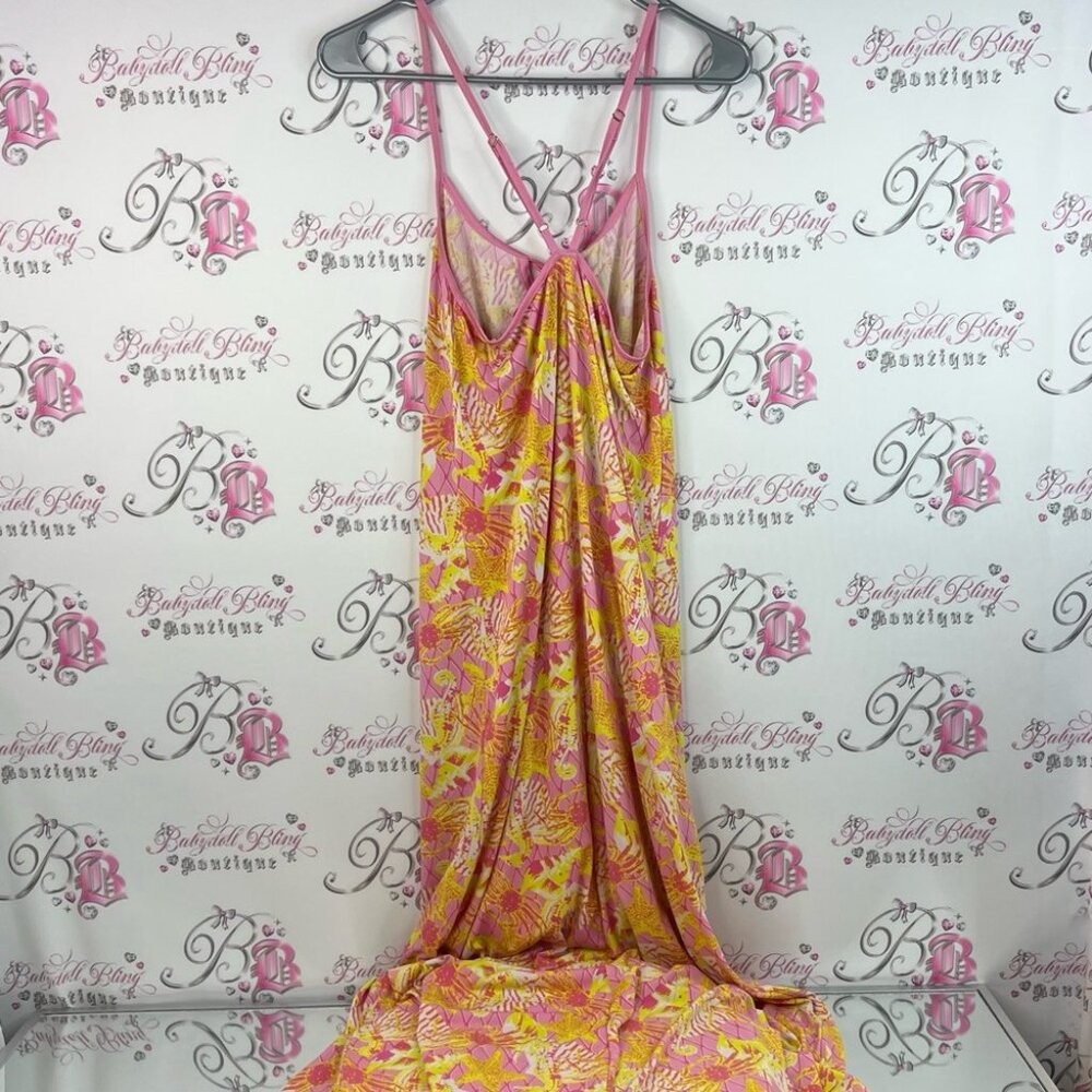 Macbeth Collection by Margaret Josephs dress starfish crabs ocean Pink Yellow