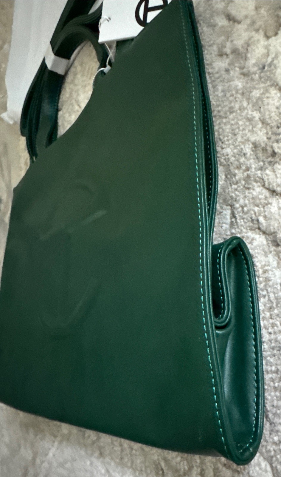 Telfar Medium Shopping Tote Bag Dark Olive Green New $202